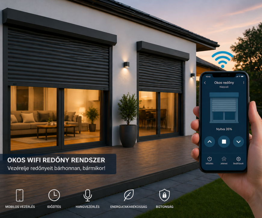 motoros redőny wifi vezérléssel